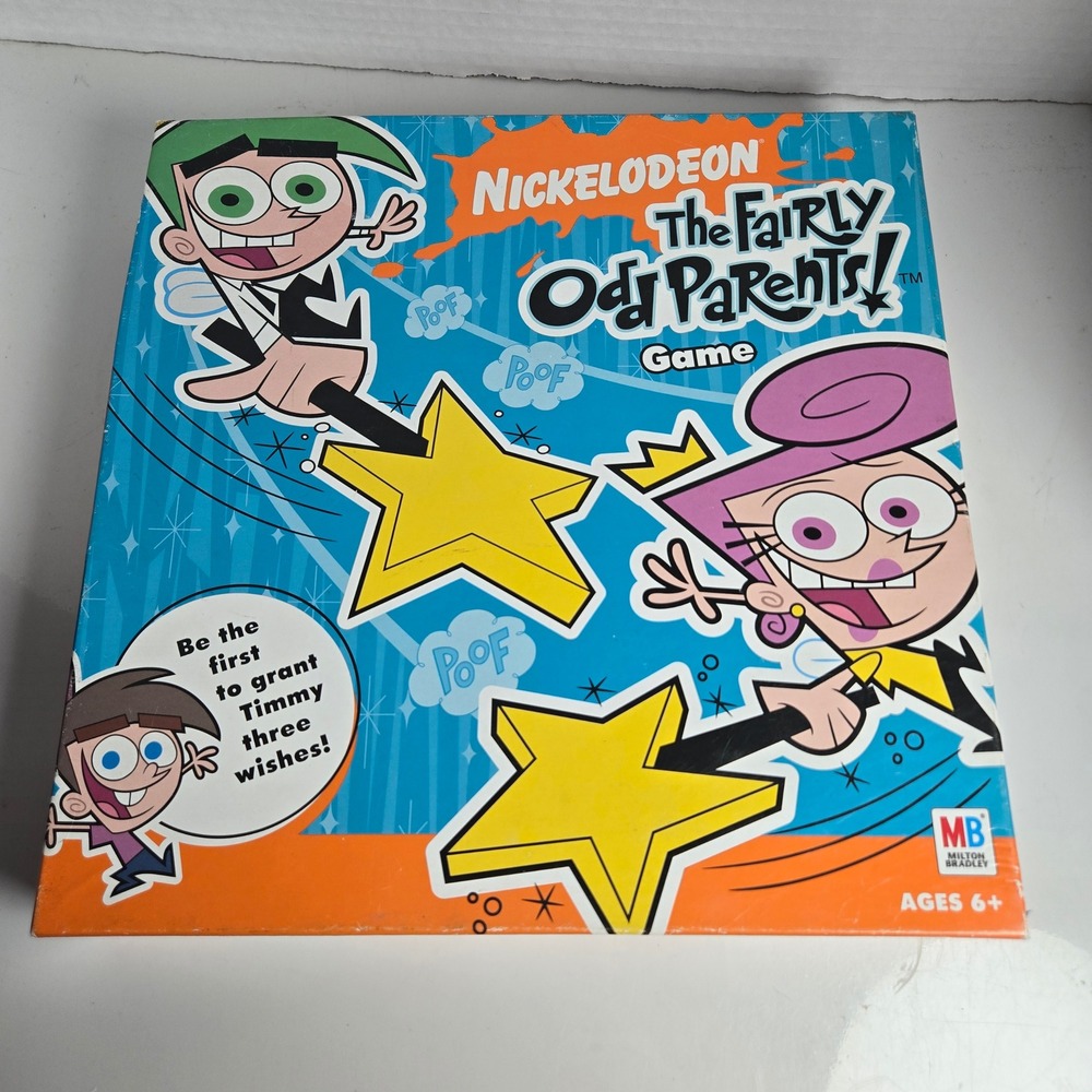 Nickelodeon Fairly Odd Parents Board Game Milton Bradley Vtg 2003 95% Complete